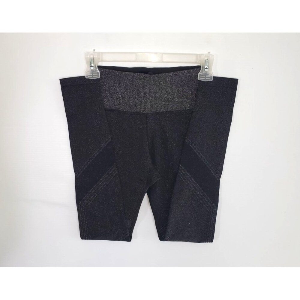 NWOT Athleta Lurex Twilight Black Shimmer Sparkle Tights Leggings Size XS 1179 - Picture 5 of 9
